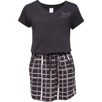 Dámské šaty Dámské šaty Russell Athletic DRESS XL Černá, Šedá, Bílá