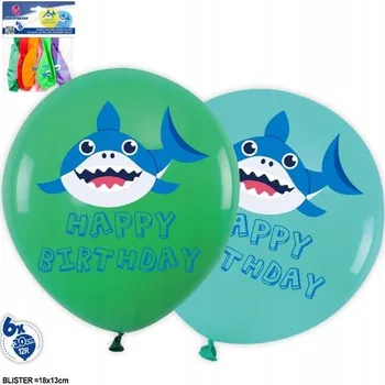 Balónek Ouda Party - Sada 6 narozeninových balónků