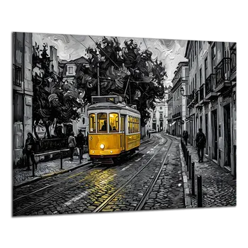 Obraz Obraz na plátně Lisabonská tramvaj , jednodílný 4417AX