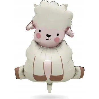 Velikonoční dekorace Balónek Ovečka Velikonoční Beránek Matný Velikonoce První Narozeniny Jaro Helium 77cm