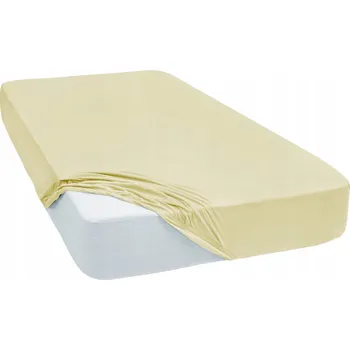 Prostěradlo Prostěradlo Jersey s gumou bavlněné na postel 160x200 cm