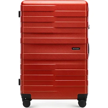 WITTCHEN velký kufr z polykarbonátu červený