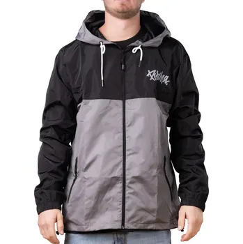 Pánská větrovka PITCHA bunda DUOTONE windbraker grey/black - L