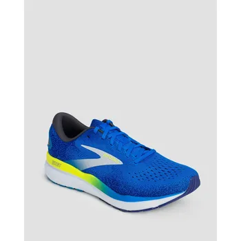 Pánská běžecká obuv Pánské Běžecké Boty Brooks Ghost 16 1104181-electric-blue-navy-lemon