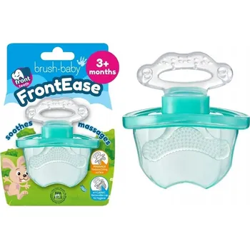 BRUSH-BABY FrontEase gryzak na prořezávání zoubků 3 m+ mint