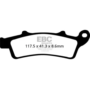 Brzdová destička Brzdové destičky EBC SFA324 PEUGEOT Looxor 125 2003-2006