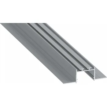 Stavební profil Profil hliníkový AL-PROFIL AKIN SILVER ANODIZED 2M (10-1414-20) vestavný barva hliník GXLP2127 Greenlux