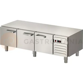 Chladicí podstavec, 1600x650x600 mm, 3dveřový, GN 1/1 | STALGAST, Linia 700