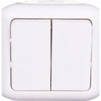 vypínač Dvojitý spínač Legrand Classic bílý 782362