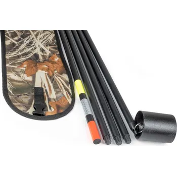Mikbaits Tyčová bójka 5m (šroubovací spoje) Combo + pouzdro a závaží