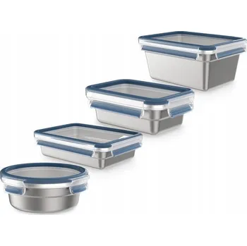 Dóza na potraviny Sada dóz na potraviny TEFAL Masterseal 4 ks, obědová sada od 500 ml do 2 l