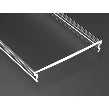 LED lišta Difuzor pro profil CV-PROFIL MIDI FRACTAL PC COVER CLEAR 1M (11-3403-10) GXLP2250 Greenlux