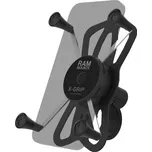 RAM MOUNTS kompletní sestava držáku pro velké telefony X-Grip se "Tough-Strap" stahovacím upínaním na řidítka