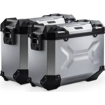 Pouzdro na brýle SW MOTECH TRAX ADV aluminum case system Silver. 37/37 l. Ducati Multistrada V2/V2S (24-)
