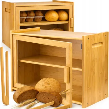 chlebník Chlebník sada Iceri Interior TasteCraft hnědý bambusový