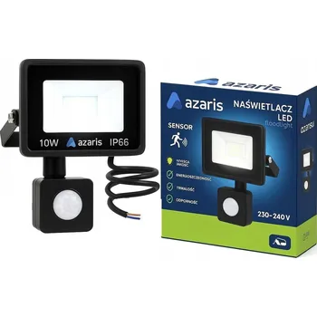LED halogenový reflektor 10W s pohybovým a soumrakovým senzorem