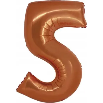 Balónek Oranžový balónek číslice 1 ks