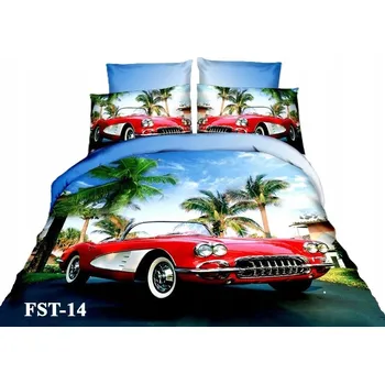 Povlečení SADA POVLEČENÍ MIKROVLÁKNO 160X200 + 2x 70x80 3D