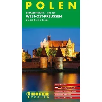Polsko (Západní-východní Prusko - Gdaňsk/Elbing/Thorn) 1:200 000 / automapa