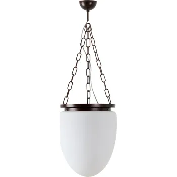 OSMONT MIR42295 MIRA R závěsné skleněné svítidlo starobronz / bílá IP40 150W E27