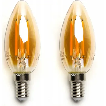 Žárovka Filamentová žárovka Aigostar LED E14 4 W teplá bílá