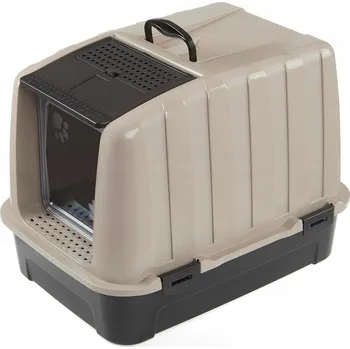 Toaleta pro kočku Krytá kočičí toaleta Happet 51,5 cm x 38 cm x 38 cm