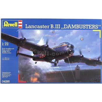 Plastikový model Model letadla Avro Lancaster 'Dambusters' Revell MR-4295
