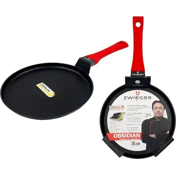 Pánev Pánev na palačinky Zwieger Obsidian 26 cm s nepřilnavým povrchem