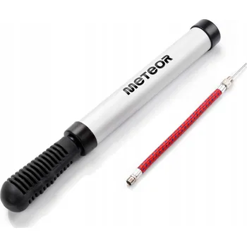 pumpička Hliníková pumpička na míče s hadičkou a jehlou Meteor