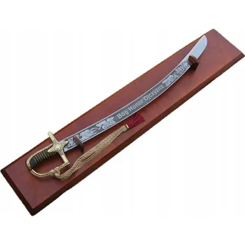 Replika zbraně HUSARSKÁ ŠAVLE VZOR 1750 BEZ POCHVY + TABULE BŮH, ČEST, VLAST