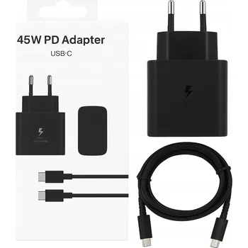 SADA USB-C PD 45W RYCHLÁ NABÍJEČKA pro SAMSUNG + KABEL