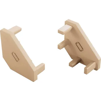 LED osvětlení Koncovka profilu EC-PROFIL AJAR 2IN1 LIGHT IVORY (12-1508-01) barva slonová kost GXLP1526 Greenlux