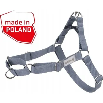 Postroj pro psa AMIPLAY Postroj EASY GO SAMBA vel. XL Šedý