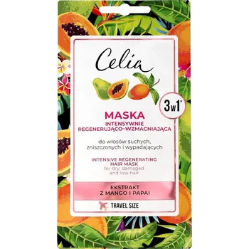 Vlasová regenerace Celia 10 ml maska na vlasy intenzivně regenerační a posilující