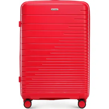 VELKÝ KUFR WITTCHEN 56-3t-163-35 ČERVENÝ POLYPROPYLEN