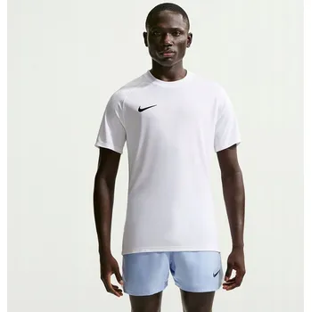 Pánské tričko Tričko pánské Nike Park VIII Dri-Fit sportovní tričko bílé vel. S