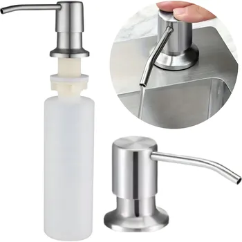 Dávkovač mýdla Stříbrný Dávkovač Tekutého Mýdla do Dřezu
