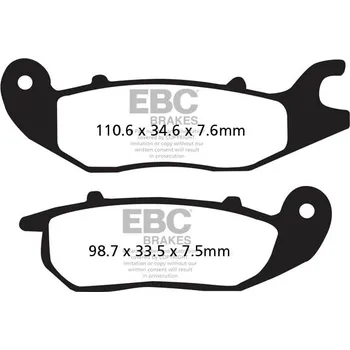 Brzdová destička Brzdové destičky EBC FA375 HONDA MSX 125 2013-2019