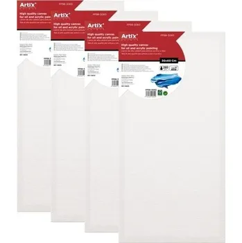 Malířské plátno Plátno v rámu 30x60 cm PP98-3060 4 kusy