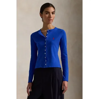 Pánské tričko Tričko s dlouhým rukávem Polo Ralph Lauren 211941175 modrá 55X, vel. L