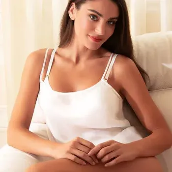 Top LISE CHARMEL (ALJ4211-09), Barva smetanová, Velikost M