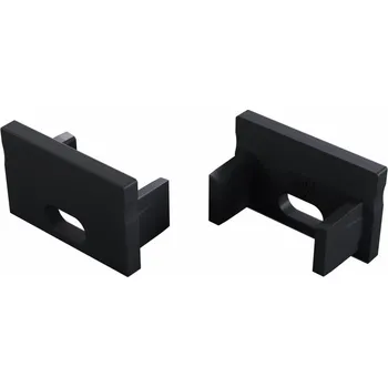 LED lišta Koncovka profilu EC-PROFIL FMN BLACK HO (12-1702-00) barva černá GXLP2501 Greenlux