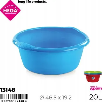 Mísa kulatý Hega 20 l modrá