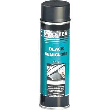 Barva ve spreji Akrylový lak ve ve spreji černý polomatný | Troton Master Spray Akryl 500 ml