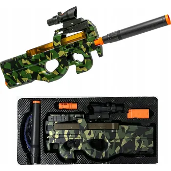 Dětská zbraň PISTOLE NA KULKI ŻELOWE PUŠKA NA VODNÍ KULIČKY ELEKTRICKÁ AUTOMATICKÁ