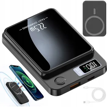 Powerbanka MAGNETICKÁ POWERBANKA, MALÁ, ALE VÝKONNÁ POWERBANKA 10000 MAH, MAGNETICKÁ BATERIE