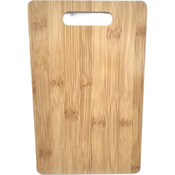 Kuchyňské prkénko Bambusové prkénko s rukojetí 26x16 cm