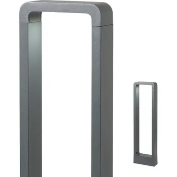 Venkovní osvětlení LED venkovní svítidlo stojící záhradní sloupek 60 cm 598 lm 2700K IP54 tmavě šedá REDO RADEON 90764