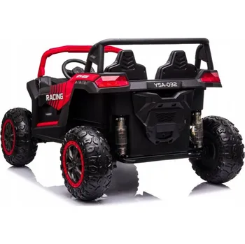 Dětské elektrovozidlo Autíčko pro děti Buggy ATV 24V Racing dvoumístné 4x200W červené A032