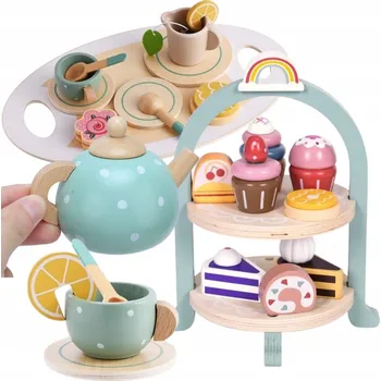 Dřevěná hračka Little Dutch Čajová souprava FSC
